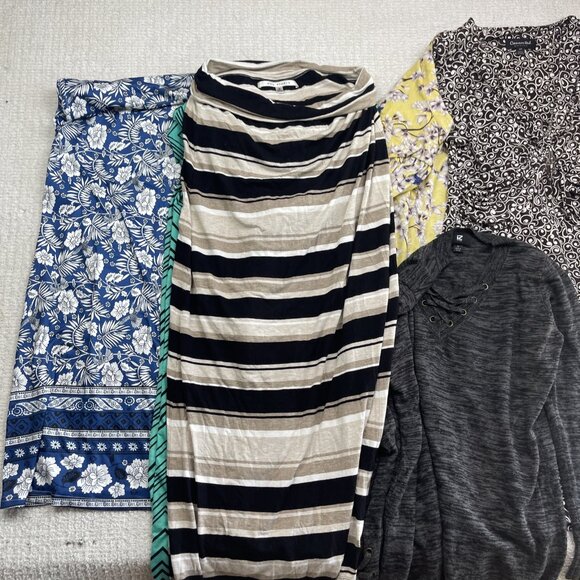 Lot x10+ Women's Boho Floral Summer Tops & Dresses Size M Medium Casual Color - Picture 9 of 12